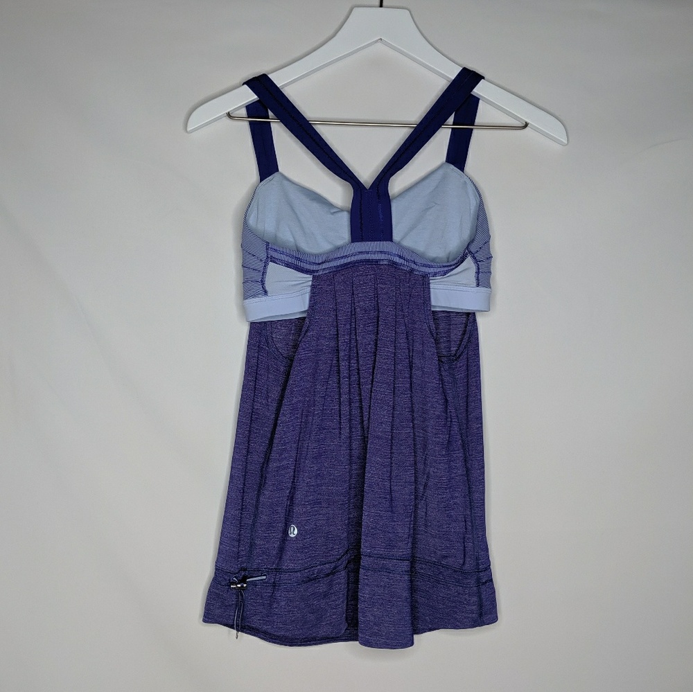 Lululemon Rest Less Yoga Tank Heathered Berry - Picture 3 of 6